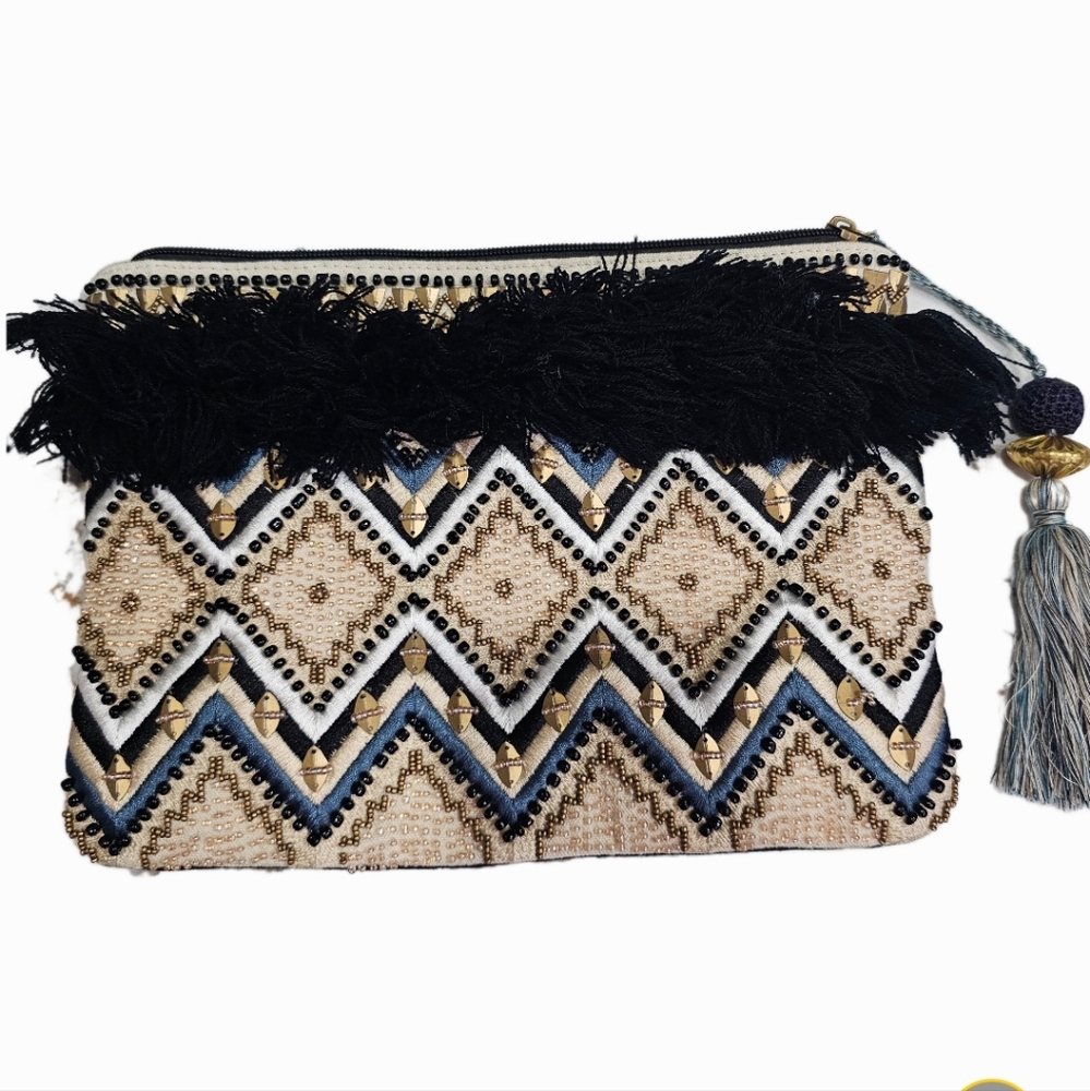 'Steven' By Steve Madden Jsuzanna clutch, Beaded Front